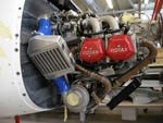 Intercooler for Rotax turbo engine